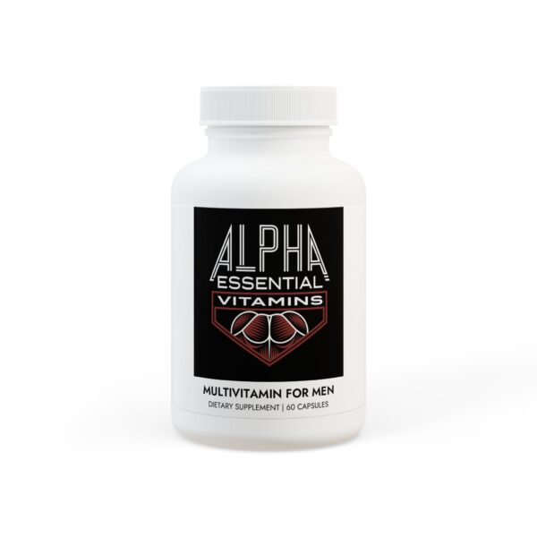 Alpha Essential Vitamins Multivitamin for Men Supplement (60 Capsules)